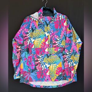 Lauren James Windbreaker Pull over Jacket kangaroo pouch,regular pockets hoodie